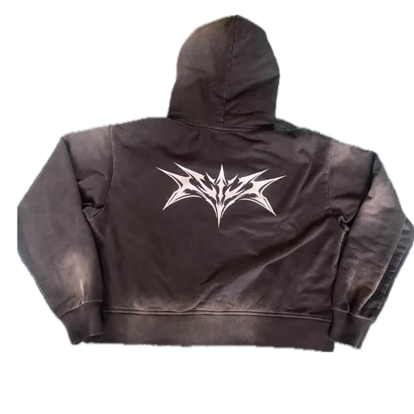 (Pre Order)USA Cropped Zip up